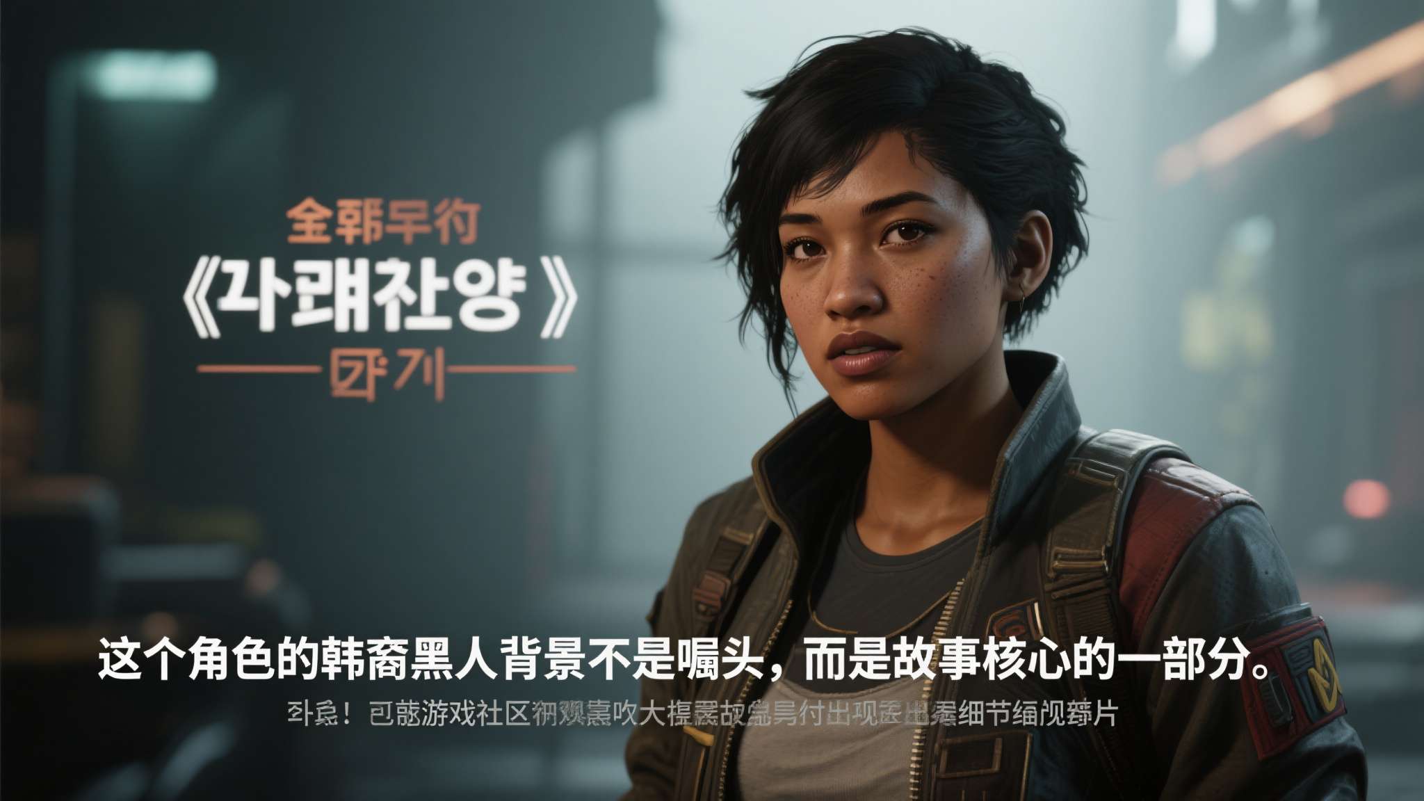 PS5独占《星际：异端先知》女主放话！韩裔黑人主角有惊人大秘密